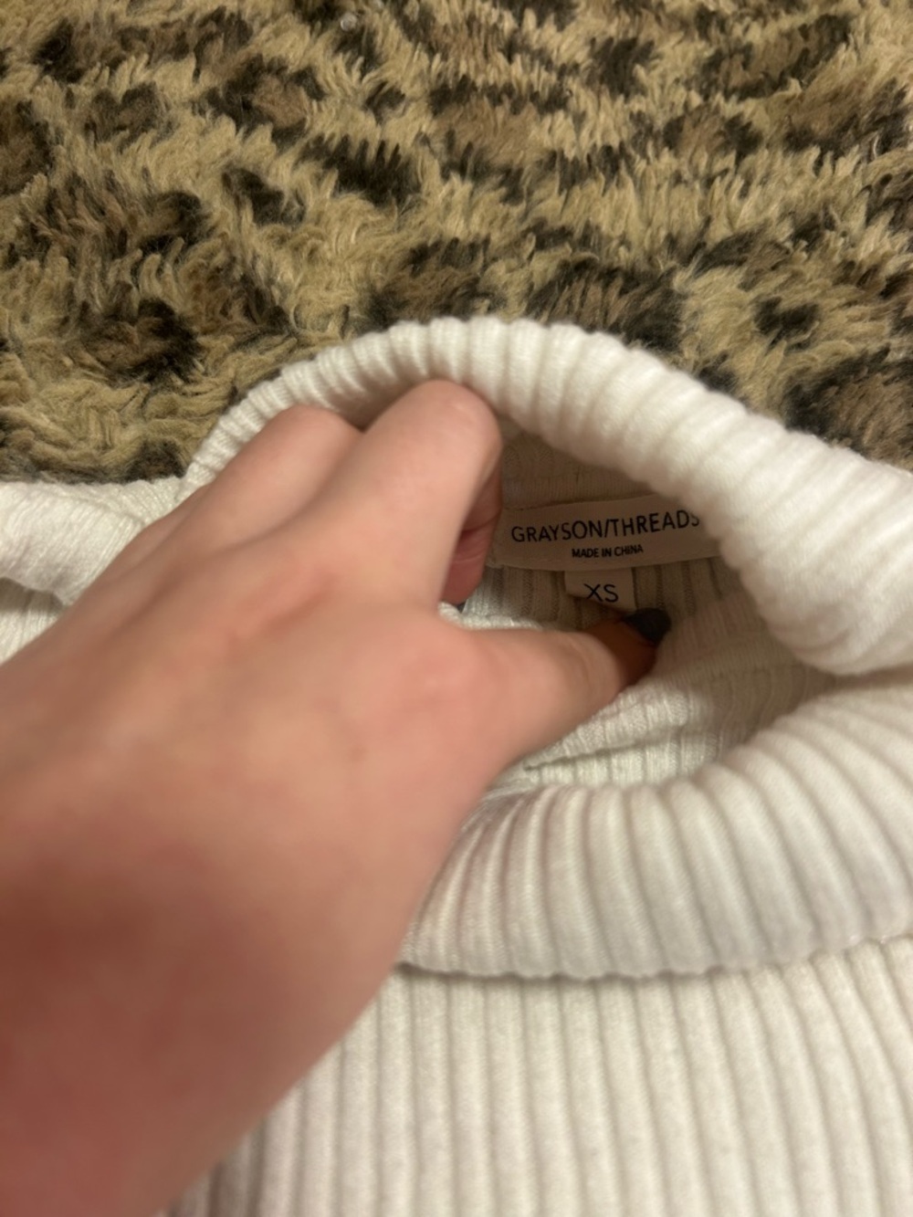 Grayson Threads Ribbed Turtleneck Sweater - Picture 5 of 7